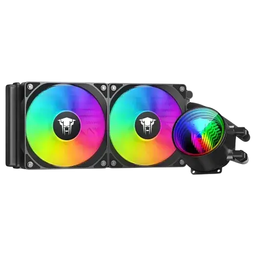 Jungle Leopard TK1-240P ARGB CPU Liquid Cooler (Black)