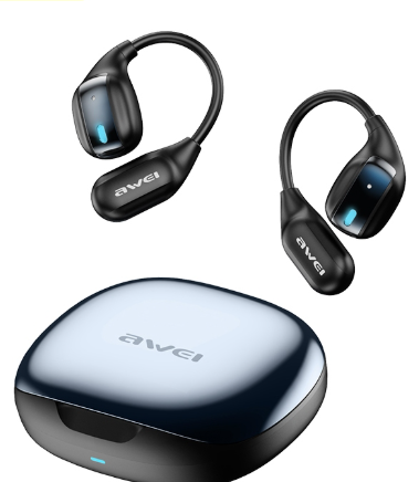 AWEI TZ12 Air Conduction OWS Ear-hook Bluetooth Earphone