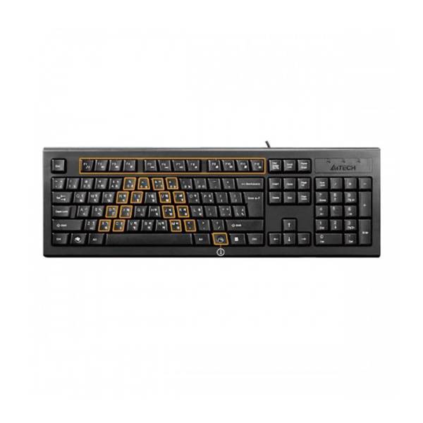 A4tech KRS-85 FN-Hotkeys Wired Multimedia Keyboard With Bangla Layout