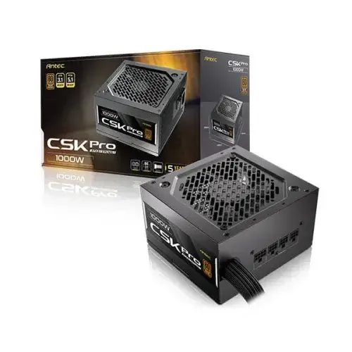 Antec CSK 1000 PRO 1000W ATX 3.1 & PCIE 5.1 80+ Bronze Semi-Modular Power Supply